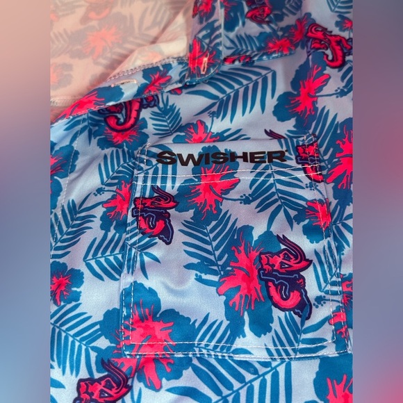 Men’s Swisher Hawaiian Shirt – Jacksonville Jumbo Shrimp Edition (Size XL) - Picture 6 of 10